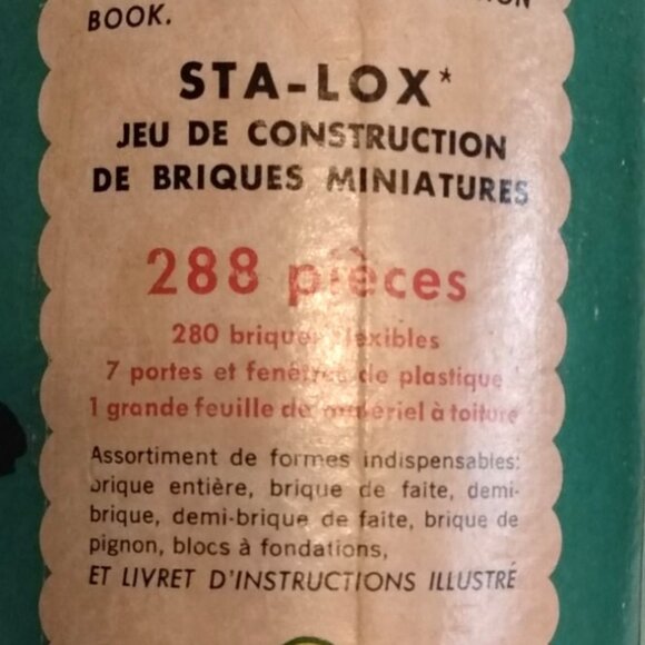 Vintage 1950's-1960's Set No.300-Sta-Lox Miniature Building Blocks-274/288 - Picture 12 of 16